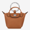 Longchamp - Porte-clés en cuir Le Pliage Xtra